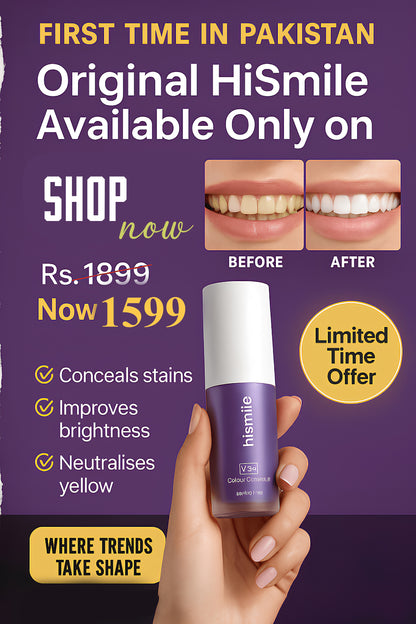 HiSmile V34™ – No More Yellow Stains, Just Bright Smiles
